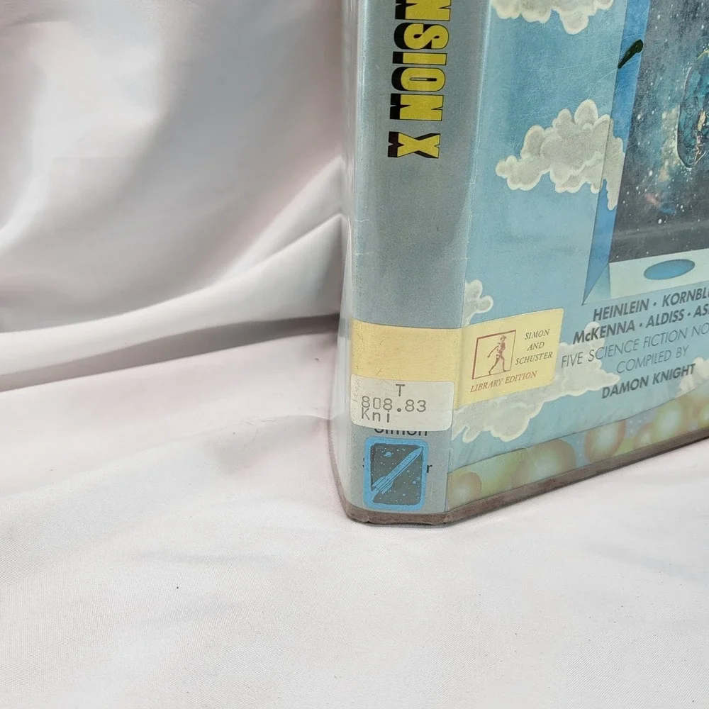 Dimension‎ X Damon Knight Heinlein Asimov Science Fiction HC DJ Ex Library